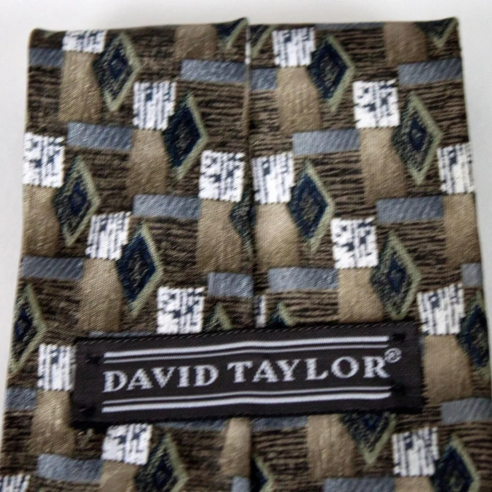 David Taylor Men's Polyester Tie Multiple Color‎